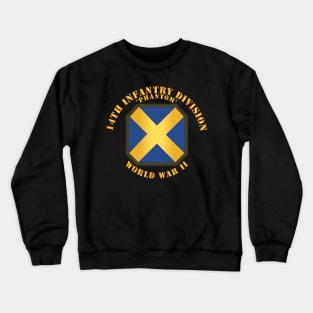 14th Infantry Division - Phantom - WWII Crewneck Sweatshirt